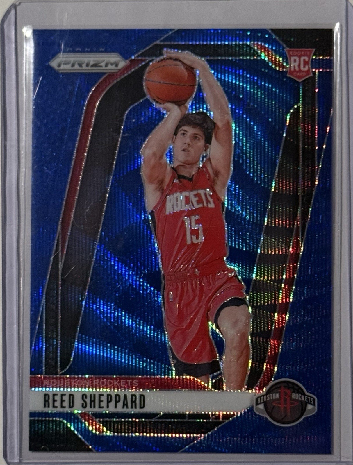 2024-25 Panini Prizm - Reed Sheppard #268 Blue Wave Prizm /125 (RC)