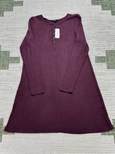 American Eagle Sweater Dress Womens Large Purple Knit Pullover 