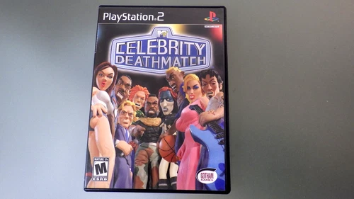 PS2 Sony PlayStation Video Game CIB w Manual MTV CELEBRITY DEATHMATCH