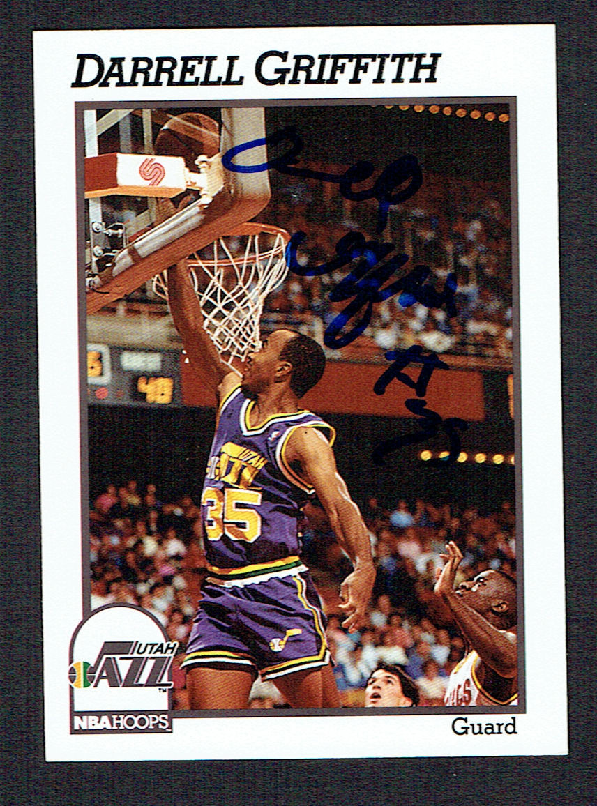 Darrell Griffith #209 signed autograph auto 1991-92 Hoops Basketball Card