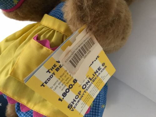 NICHT MEHR IM KARTON Vermont Teddybär 15" Kochschürze Ofenhandschuh (84,99 $ UVP) - Bild 2 von 3