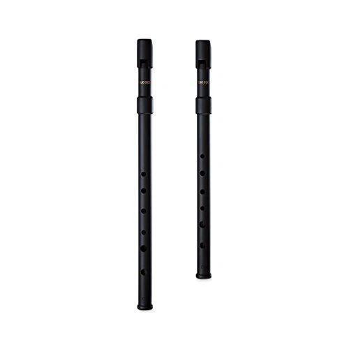 Woodi WI 921 WI 922 Set of 2 Irish Whistle Matte Black Key of C