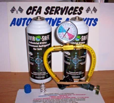 1995-OLDER / R12 CARS TRUCKS / SUV COLDEST REFRIGERANT REPLACEMENT RECHARGE KIT
