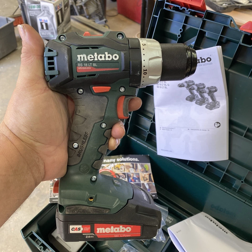 Metabo BS 18 LT BL 18V Cordless Drill Driver Kit With Battery/Charge - Image 3 of 4
