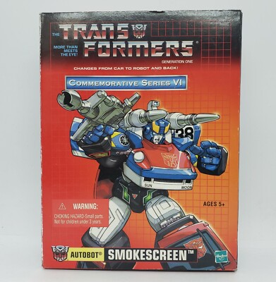 AUTOBOT SMOKESCREEN - G1 Transformers Commemorative Series VI Reissue Hasbro