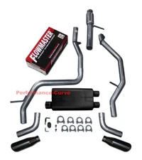 2009 - 2014 Chevrolet Tahoe GMC Yukon Dual Exhaust Kit w/ Flowmaster 50 Series