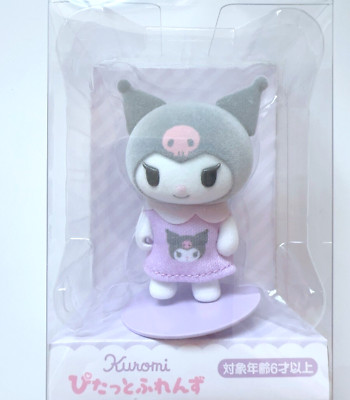 Sanrio Pitatto Friends (Mini) Flocked Doll Dress-up Doll Kuromi-chan Japan New