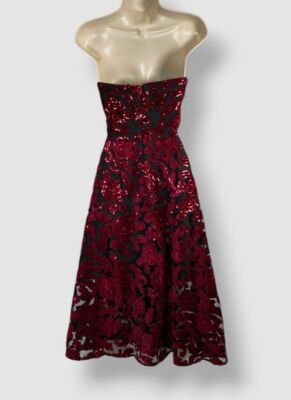 dress the population sadie Amazon.com: Dress the Population Women's Sadie Sequin Embroidery, Midi, Fit and Flare, Sweetheart Neck Dress, Burgundy-Black, X-Small : Clothing, Shoes & Jewelry
