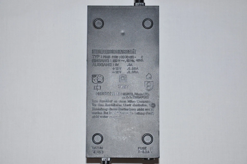 Netzteil Nortel PS 31 für Atari 520 ST - Bild 4 von 4