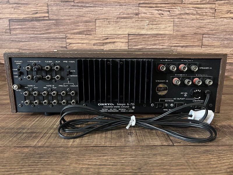 ONKYO オンキョーIntegra A-755nII/100 プリメインアンプ ONKYO A-755nII/100 プリメインアンプ オンキョー