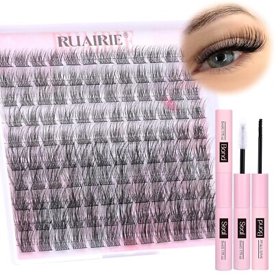 DIY Natural Lash Clusters 120pcs Wispy Eyelash Extension Kit 10-16MM by Ruairie