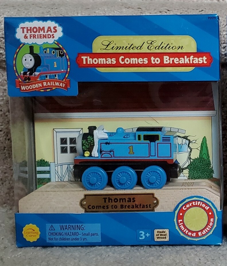 2003 Limited Edition Thomas Comes to Breakfast Wooden 2003 Limited Edition Thomas Comes to Breakfast Wooden