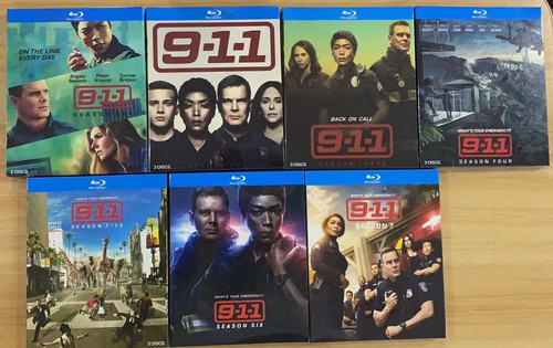 9-1-1 Season 1-7 ：Series 19-Disc New Box Set Sealed - Bild 2 von 3