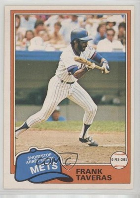 1981 O-Pee-Chee White Back Frank Taveras #343