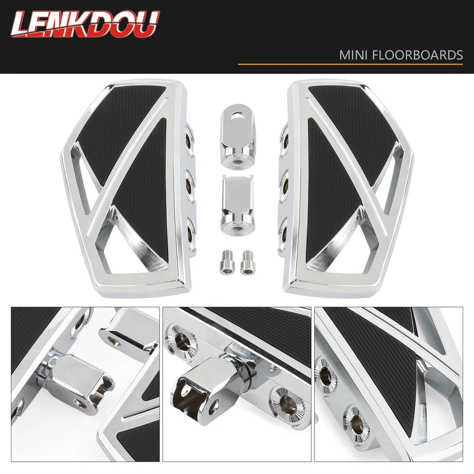 Mini estriberas para conductor delantero para Honda Shadow 1100 ACE Tourer VTX1300C Foto 2 de 4