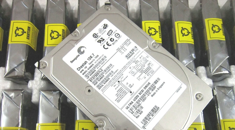 SEAGATE 73GB 10K RPM ST373207LC ULTRA320 80-PIN SCSI HARD DRIVE - Image 3 of 4