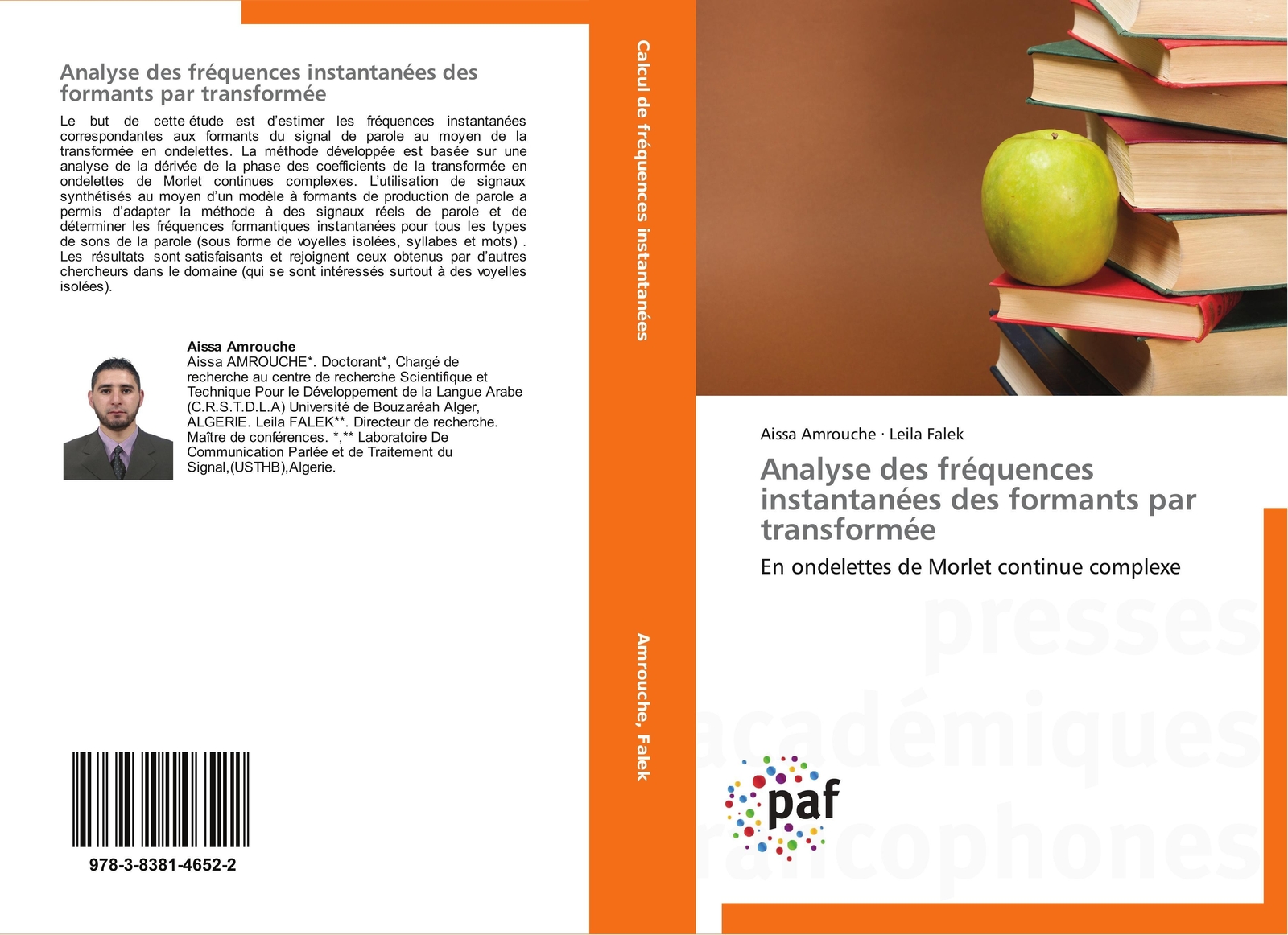 Thumbnail - Analyse Des Fréquences Instantanées Des Formants Par Transformée