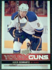 JADEN SCHWARTZ  12/13 AUTHENTIC UDS1 YOUNG GUNS CARD  SP