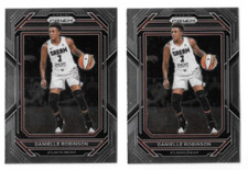 2023 PRIZM WNBA BASKETBALL DANIELLE ROBINSON #69 LOT OF 2,ATLANTA DREAM