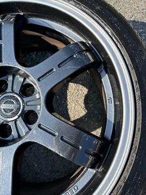 Nissan GTR GT-R R35 Black Edition Rays Forged 20 Inch 20x9.5 Front