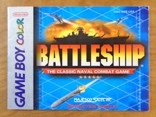 Battleship Nintendo Game Boy Color Manual Only ~ Instruction Booklet