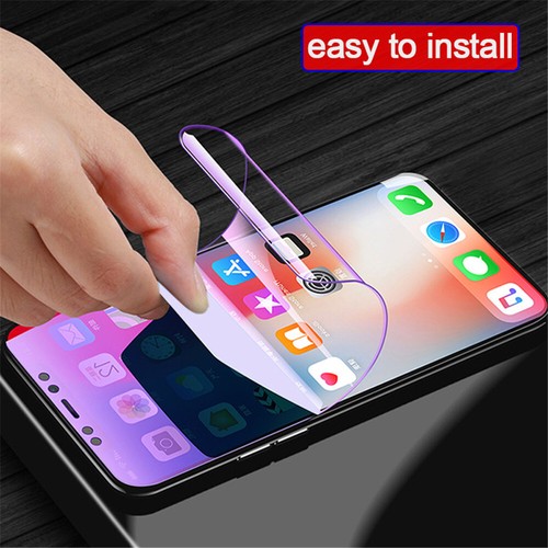 Anti-Blue Light Anti dust Hydrogel Film For iPhone 15 Pro XR 11 12 SE 13 14 XS 7 - Picture 8 of 24
