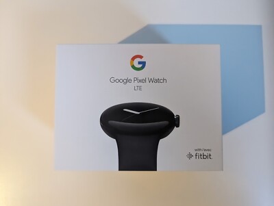 Google Pixel Watch 41mm Matte Black Edelstahlgehäuse mit Obsidian 