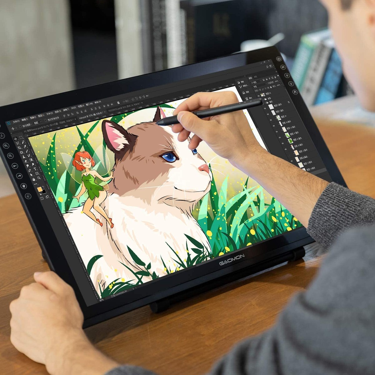 GAOMON 液タブ PD2200 Amazon.com: GAOMON PD2200 Drawing Tablet with Screen, Full