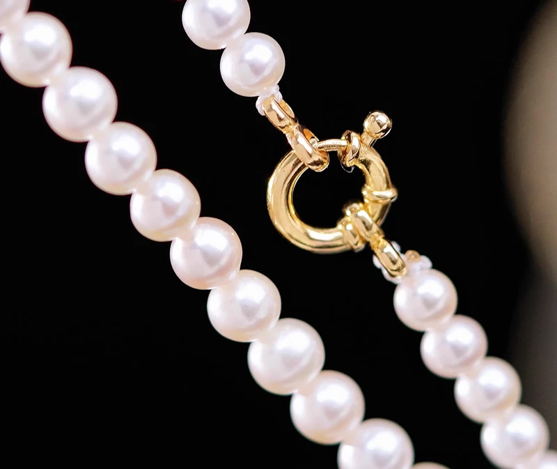 Pure AU750 18K Solid Gold Ring Clasp For Bracelet Necklace Jewelry DIY Findings - Image 3 of 4