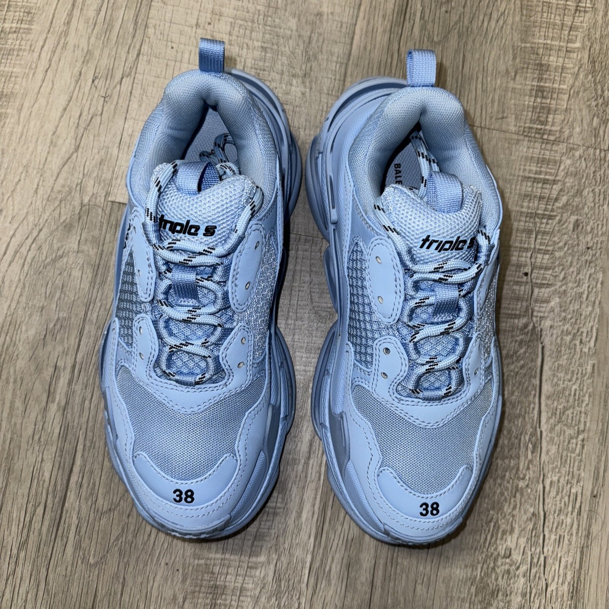 Size 5 - Balenciaga Triple S Sneaker Light Blue | eBay Size 5 - Balenciaga Triple S Sneaker Light Blue | eBay