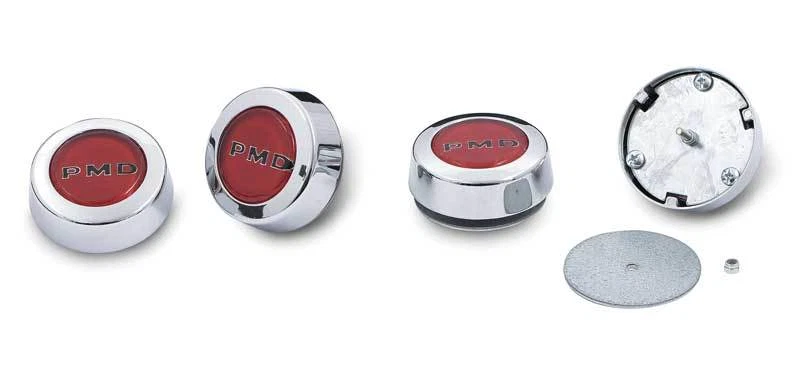 Juego de tapa central y tuerca OER Red Rally II 1967-1972 Pontiac GTO Lemans Firebird Foto 2 de 4