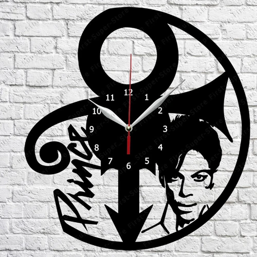 Prince Vinyl Record Wall Clock Art Decor Original Gift 12'' 30cm 2555