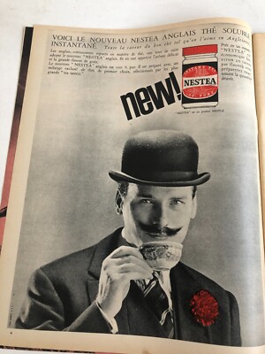   Vintage Werbung Advertising ENGLISCHER TEE ESTEA   Januar 1963  