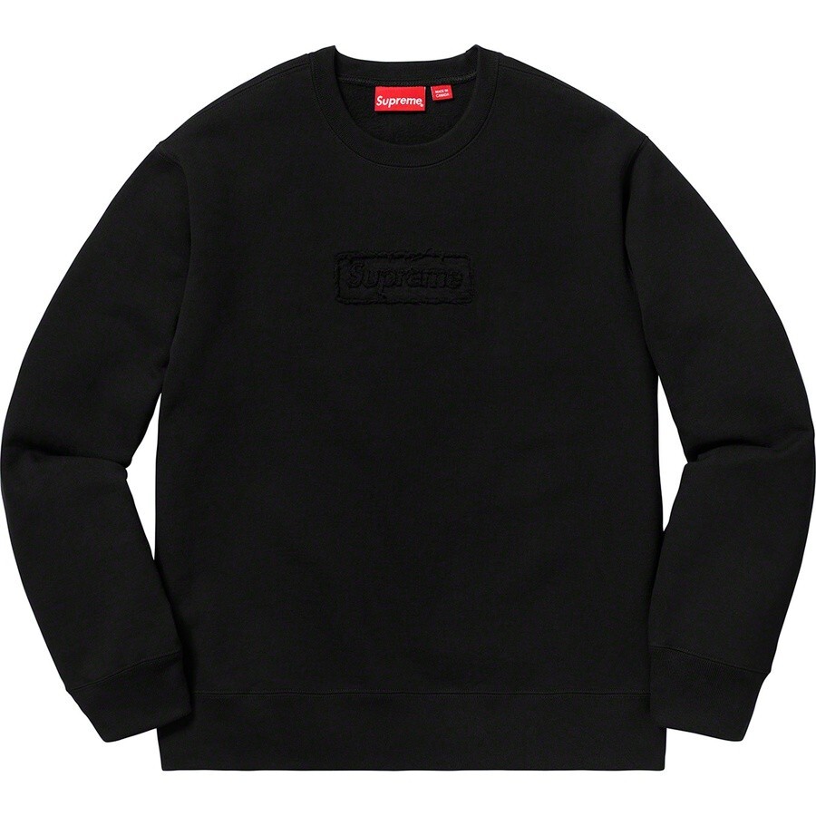 スウェット supreme cutout logo crewneck L Supreme Cutout Logo Crewneck – Black – Large (L) – In Hand – Brand