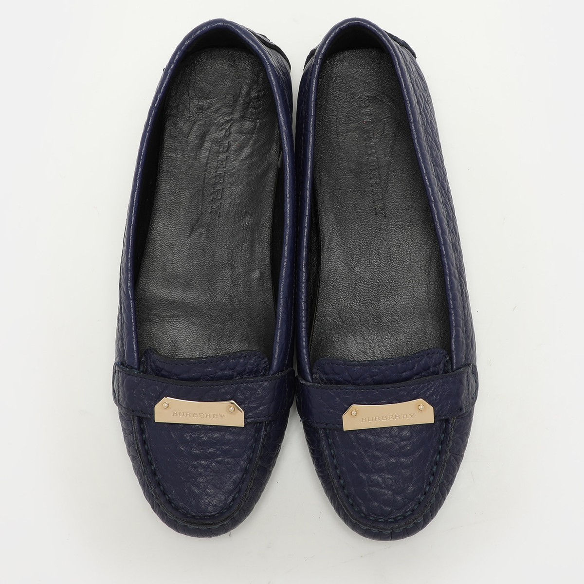 Burberry Blue Leather Embellished Loafers Size 37 | eBay Burberry Blue Leather Embellished Loafers Size 37 | eBay