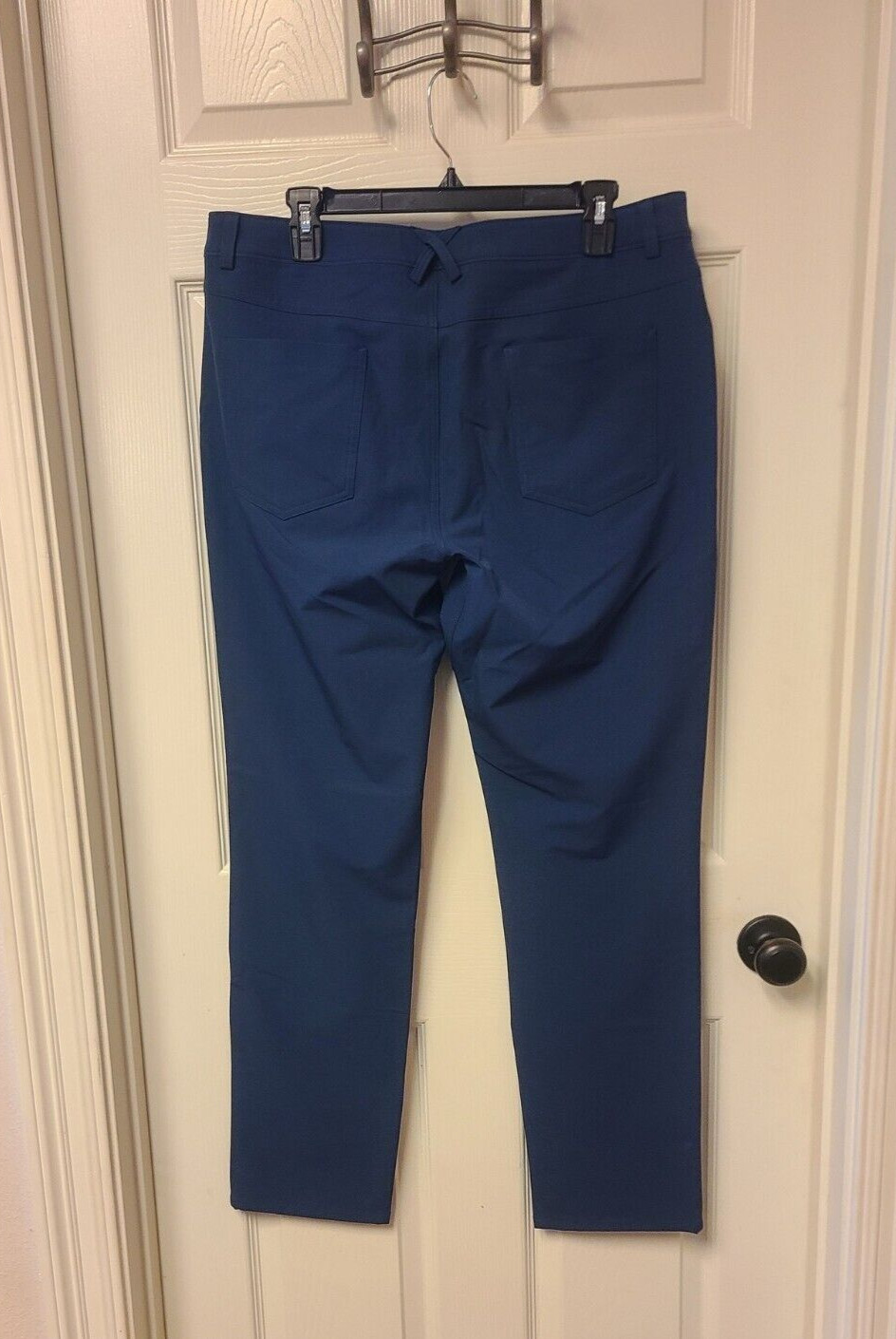 Mack Weldon Blue Radius Performance 5 Pocket Chino Pant Size 34x34 Golf Pant EUC