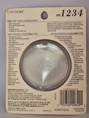 COVERGIRL Trublend Mineral Pressed Face Powder Natural Finish Oil Free Compact - Picture 6 of 13