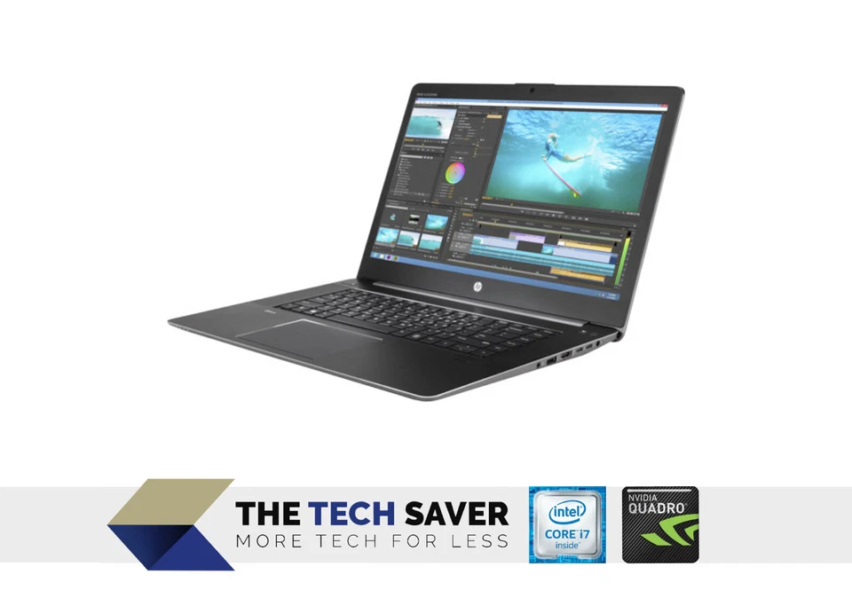 HP ZBook Studio G3 15.6" Full HD i7-6820HQ 32GB RAM 512GB SSD NVIDIA QUADRO - Image 3 of 4