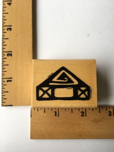 Uptown Rubber Stamps - Monica Riffe Corner Motif - D31024 - NEW - Picture 1 of 3