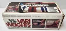 Vintage 1980's Vari Wrist & Ankle Weights - 10 Lb Pair / Tan - New/Old Stock