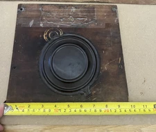 Antique E.N Welch Zella 8 Day Adamantine Mantle Clock Back Door