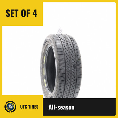 Set of (4) Used 205/55R16 Continental ControlContact Tour M A/S EV - 7.5-8/32