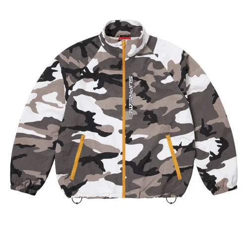 Veste Supreme Homme Grand Blanc Camouflage Zip Neige Tactique Streetwear Utilitaire SS25