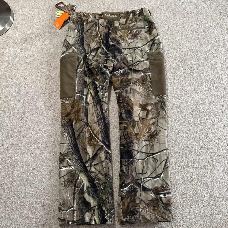 Cabela's WindShear Legacy Fleece Camo Pants Realtree 34W - Image 2 of 4