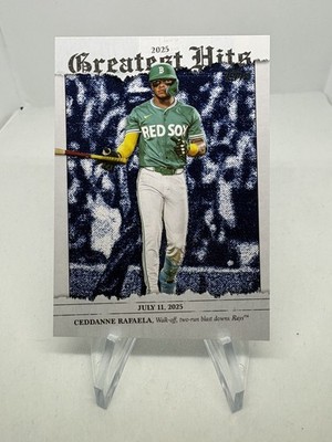 2026 Topps #GH-3 Ceddanne Rafaela 2025's Greatest Hits Boston Red Sox