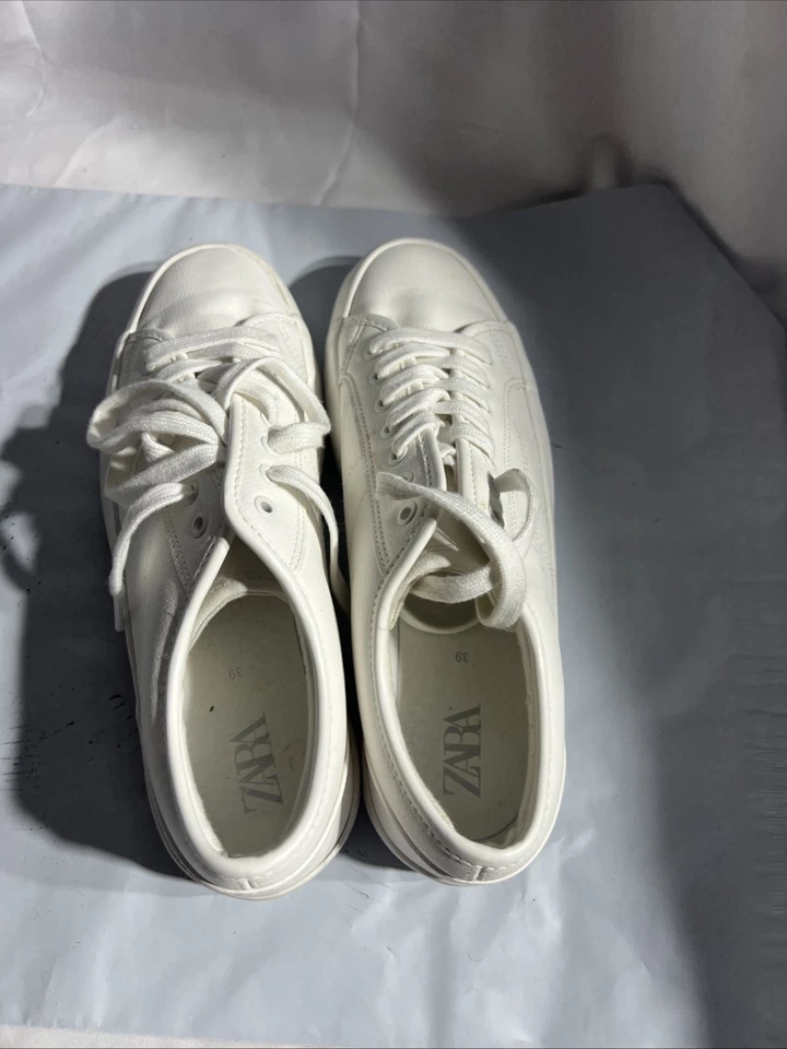 Zara Women’s Shoes Size 39 White - Image 4 of 4