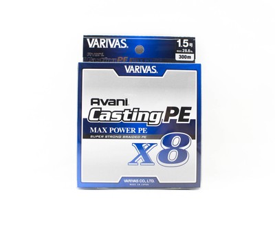 Varivas P.E Linie New Avani Max Power Casting X8 300m P.E 1.5 28.6lb (8555)