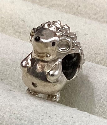 Pandora Prickly Woodland Igel Silber Charm sehr guter Zustand s925 ALE Geschenk Weihnachten süß