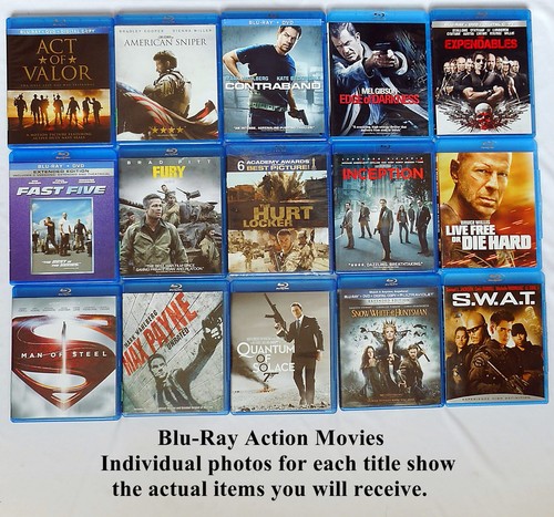 BLU-RAY Action and Superhero Movies - Pick and Choose your favorites!