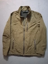 Swiss Tech Men' size S 34-36 Wind Water Resistant, Warming Pockets Green